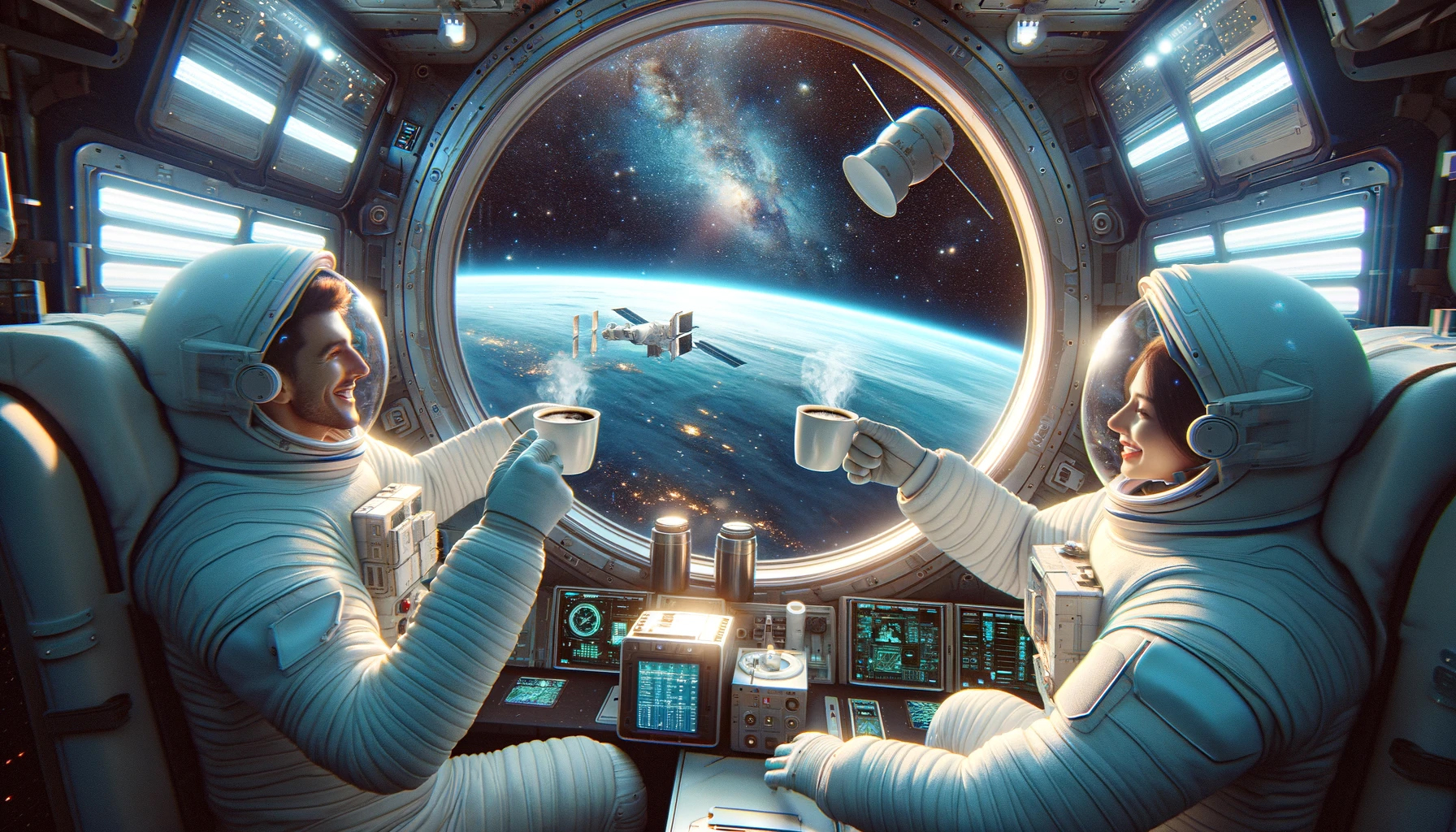 come gli astronauti bevono caffè nello spazio